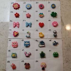 5 for $10 JIBBITZ CHARMS FOR CROCS SHOES